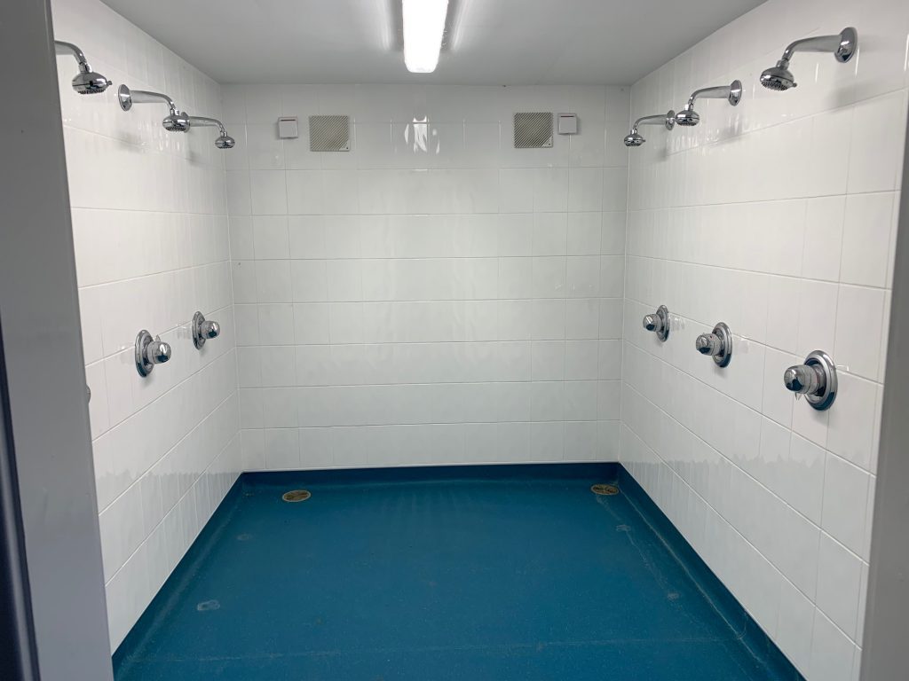 Shower facilities